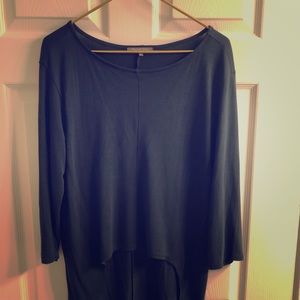 Michael Stars high/low quarter sleeve top